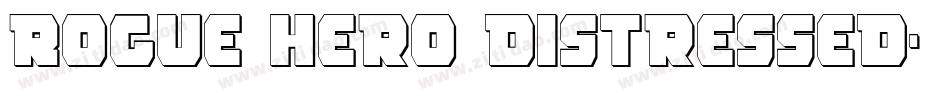 Rogue Hero Distressed字体转换